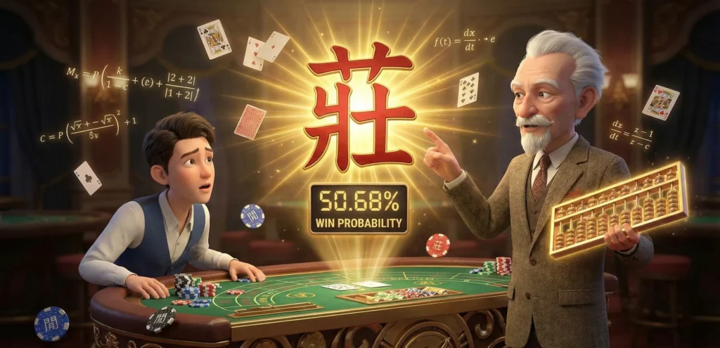 百家樂一直壓同一邊的數學真相：為何「莊」是首選？-999allbet